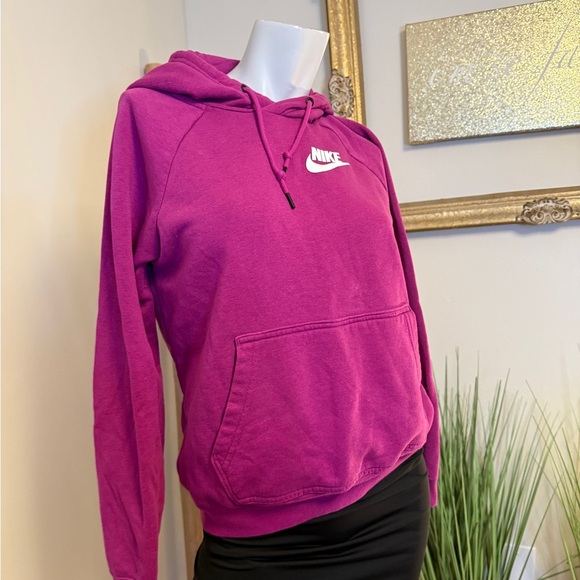 Fuschia Pink Nike Pullover Hoodie Women’s Small - Picture 3 of 5